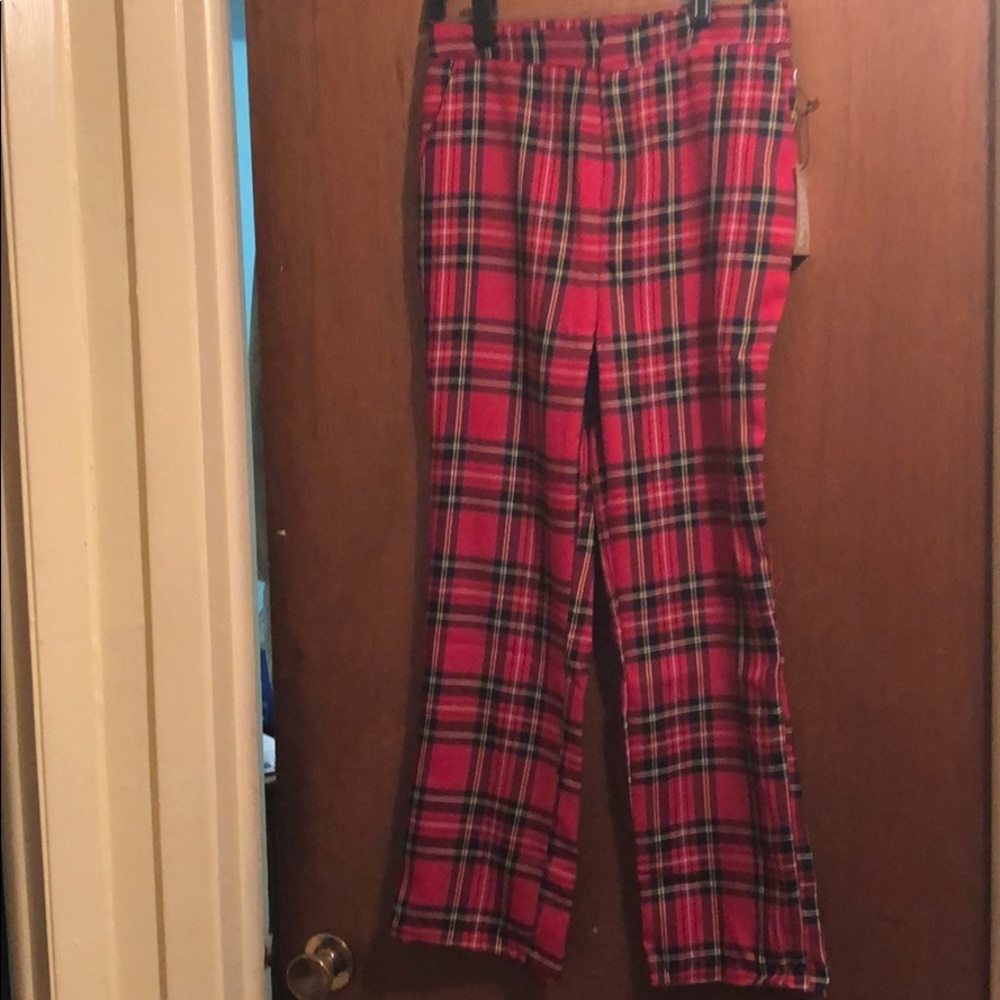 Plaid pants